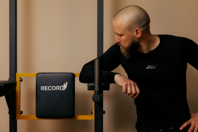 Стойка "Турник+ Брусья+ Пресс" "Рекорд" версия PRO напольная