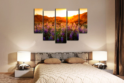 Модульная картина "Рождение дня"