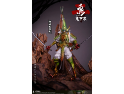 Самурай-кузнечик, зеленый - КОЛЛЕКЦИОННАЯ ФИГУРКА 1/12 Soldier - Gweitong series 2 (CT00A) - CROW TOYS