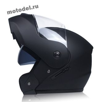 Мотошлем VT Flip-Up модуляр (мото шлем), черный