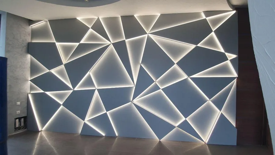 Готовые покрашенные панели.