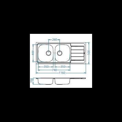 Мойка Alveus Line 100