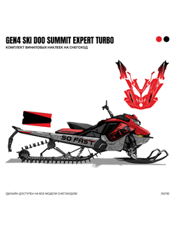 Наклейки на снегоход GEN4 G4 SKI DOO Expert Turbo #5078