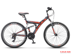 Велосипед 24" STELS Focus MD 18-sp V010 красный/черный