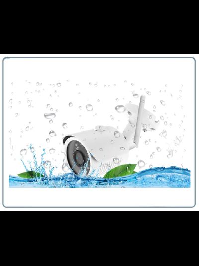 PX-KIT-PG420-20W. Комплект уличного WiFi/LAN видеонаблюдения, видеорегистратор с WiFi модулем и 4 беспроводные видеокамеры, Full HD (4 порта RJ45) (freeip)