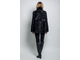 Женская шуба куртка трансформер Лилия  натуральный мех каракуль, зимняя, черная арт. ц-004
