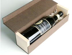 подарочная коробка под бутылку вина