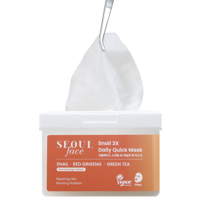 DERMAL Seoul Face Набор масок для лица с муцином улитки 36шт (590 г)