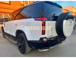 Защита заднего бампера двойная Папа Тюнинг d60/42 для ROX 01 2024-
