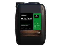 Антисептик-консервант для древесины MEDERA 40 Concentrate. 5 л, 2001-5
