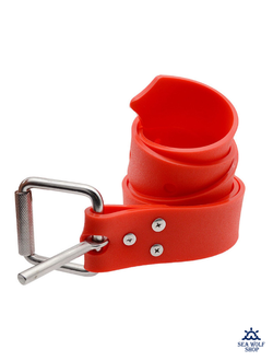 Ремень Keep Diving грузовой резиновый 150см красно-оранжевый