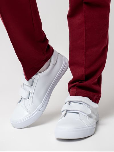 Брюки трикотажные бордо