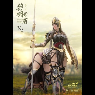 ПОСЛЕ ОБЗОРА - Эльфийка-кентавр - КОЛЛЕКЦИОННАЯ ФИГУРКА 1/6 Centaur Elf - Dawn Horn (LXF2309A) - LUCIFER