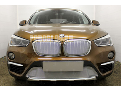 Защита радиатора BMW X1 II F48 2015- chrome низ PREMIUM