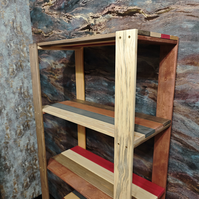 Стеллаж деревянный "Амбарные доски" 180-40-80 фото 6