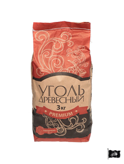 Уголь Древесный 3 кг.