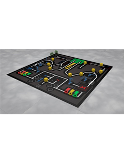 Соревновательное поле с элементами MakeX Starter Arenas Kit