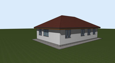 Одноэтажный дом с пятью спальнями 125м² (S11)