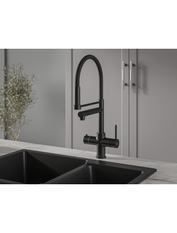 Система мгновенного кипячения воды 4в1 AQUAHOT ROME BM (матовый черный)