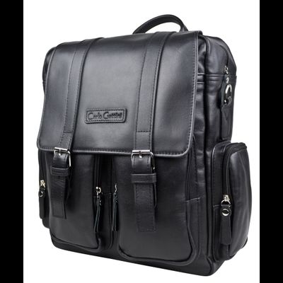 Кожаный рюкзак-сумка Fiorentino black (арт. 3003-01)