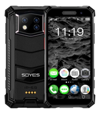 Soyes S10 MAX - маленький защищённый смартфон 3.5" экран