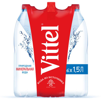 Вода минеральная Vittel негазированная 1.5 л