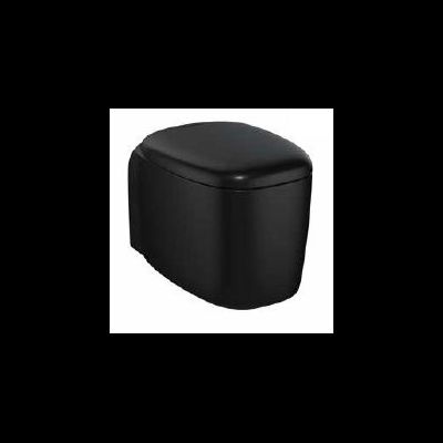 Безободковый подвесной унитаз, матовый, черный, VitrA PLURAL Rim-Ex, 7830B483-0075