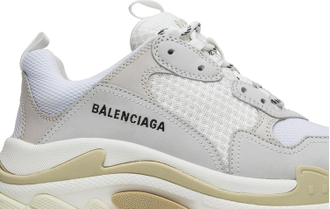 Кроссовки Balenciaga Triple S Trainer White Tan