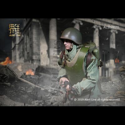 Боец штурмовой инженерно-саперной бригады (ШИСБР) - Коллекционная ФИГУРКА 1/6 scale action figure WWII World War II Soviet Union - assault engineering (AL100029) - Alert Line