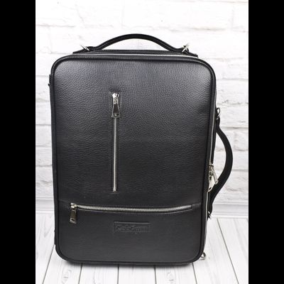 Кожаная сумка-рюкзак Castenaso black (арт. 3108-01)