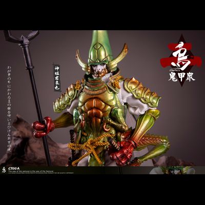 Самурай-кузнечик, зеленый - КОЛЛЕКЦИОННАЯ ФИГУРКА 1/12 Soldier - Gweitong series 2 (CT00A) - CROW TOYS