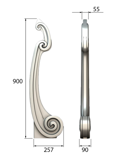 размеры маршевого изделия SN-002