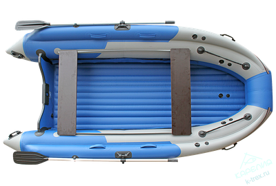 Лодка ПВХ Angler SKAT Тритон 370NDFi с Интегрированным фальшбортом