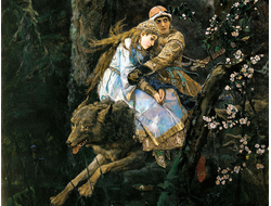 Купить картину обогреватель, репродукция Васнецова Иван-Царевич на Сером Волке