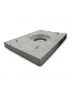 Плита перекрытия колодца ПД-ЛТ с отверстием под люк (D700мм)