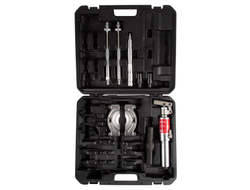 Съемник подшипников гидравлический, 4 т, 12-70 мм, сегментного типа, с совмещенным насосом МАСТАК 104-19704