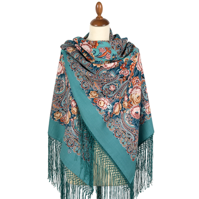 Павловопосадский платок Мчится тройка 1896-12