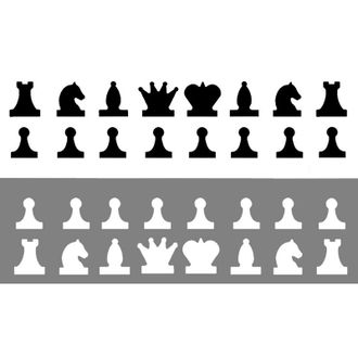 Набор фигур магнитных для демонстрационных шахмат Десятое королевство