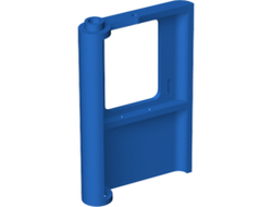 Door 1 x 4 x 5 Train Right, Thin Support at Bottom, Blue (4182 / 4156952 / 418223 / 6072637)
