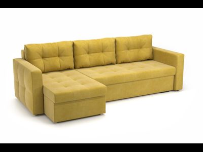 ГРЕЙС угловой диван ULTRA MUSTARD желтый (Софт)