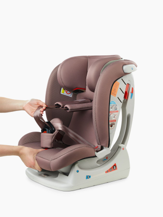 Автокресло 0-36 кг Happy Baby Sandex Desert Pink