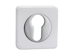 RENZ Накладка INET 02 MSW-CP матовая белая хром