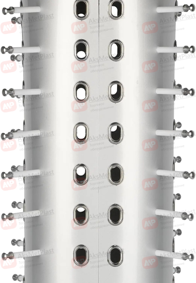 HG739 Стойка для очков настольная на 36 мест, пластиковая, вращающаяся, с зеркалами, без замков h=870 мм