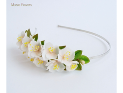 Ободок с яблоней "Нежнее нежного".