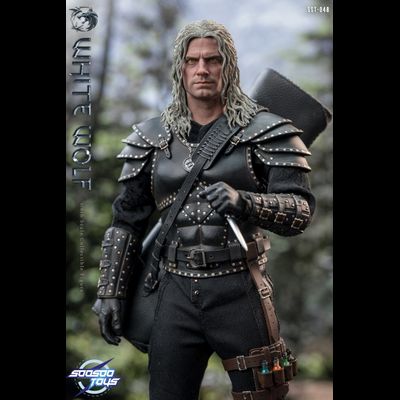 Ведьмак Геральт (Генри Кавилл, "The Witcher" Netflix) - КОЛЛЕКЦИОННАЯ ФИГУРКА 1/6 white wolf (SST048) - Soosoo toys