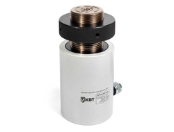 Домкрат грузовой с фиксирующей гайкой ДГ-50П100Г серия ПРОФИ с пружинным возвратом штока