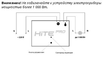 Радиовыключатель HiTE PRO LE-2
