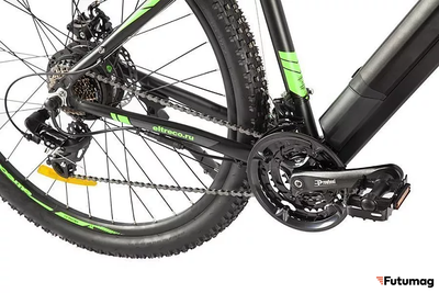 Велогибрид Eltreco Ultra MAX чёрно-синий