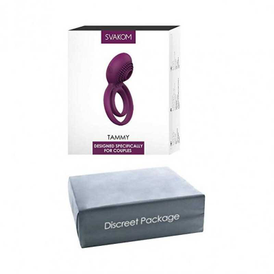 S38 Эрекц. виброкольцо с подхватом мошонки Tammy Svakom