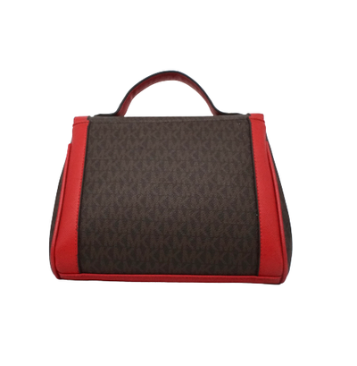 Сумка Michael Kors Whitney черная с красным